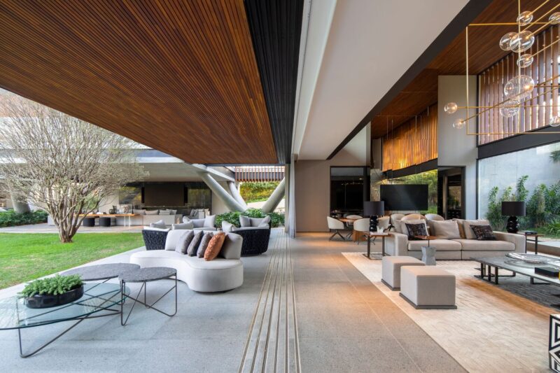 Felipe Caboclo Arquitetura｜2300㎡，巴西創意結構景觀別墅