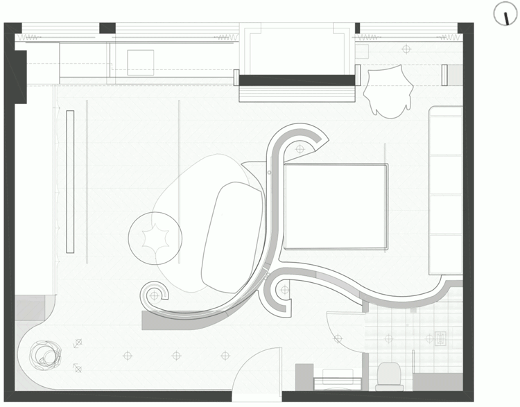 公寓設計,小戶型設計,公寓設計案例,公寓裝修,住宅設計,家裝設計,北京,屋有園,Beijing Yeak Design