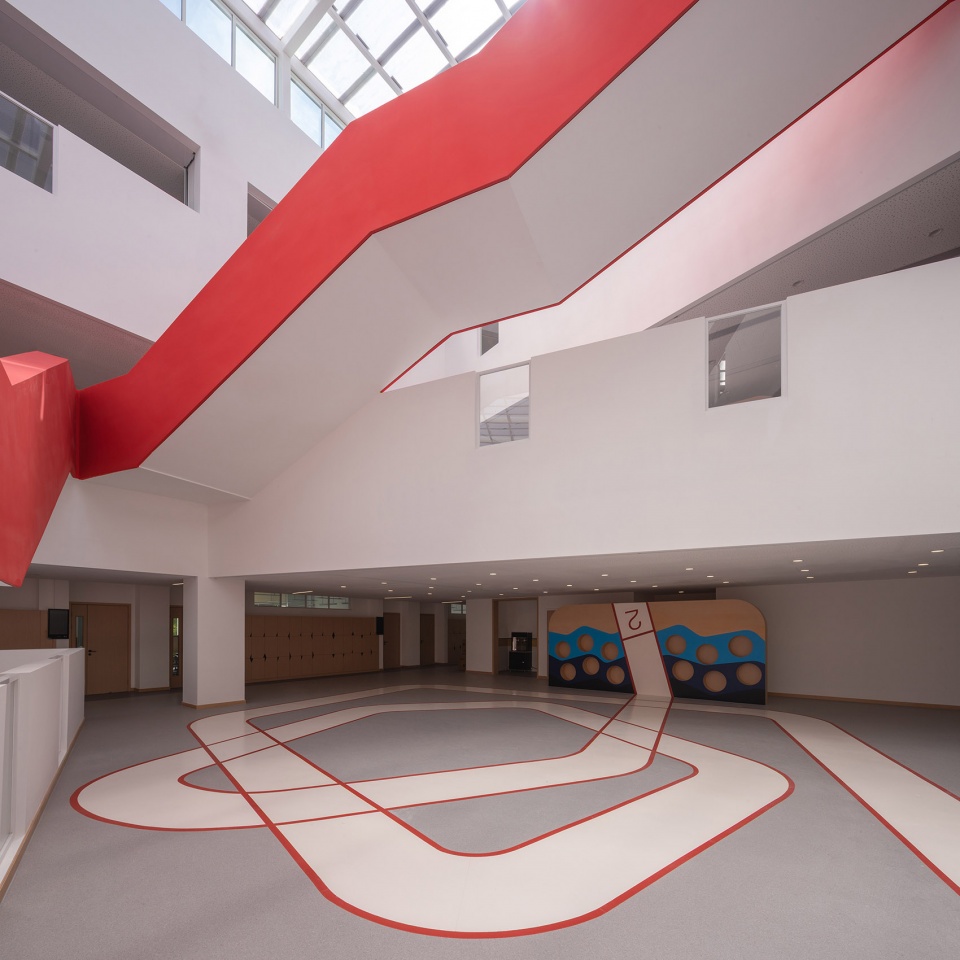 小學設計,學校設計,校園設計,學校設計案例,學校裝修,橫店文榮實驗學校小學部,浙江東陽,見方建築設計