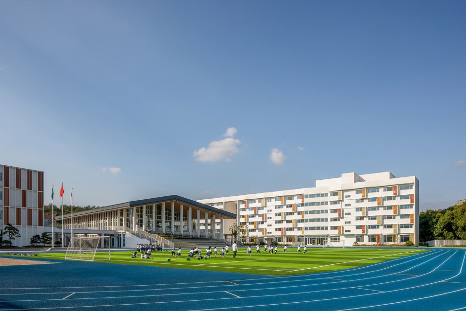 小學設計,學校設計,校園設計,學校設計案例,學校裝修,橫店文榮實驗學校小學部,浙江東陽,見方建築設計