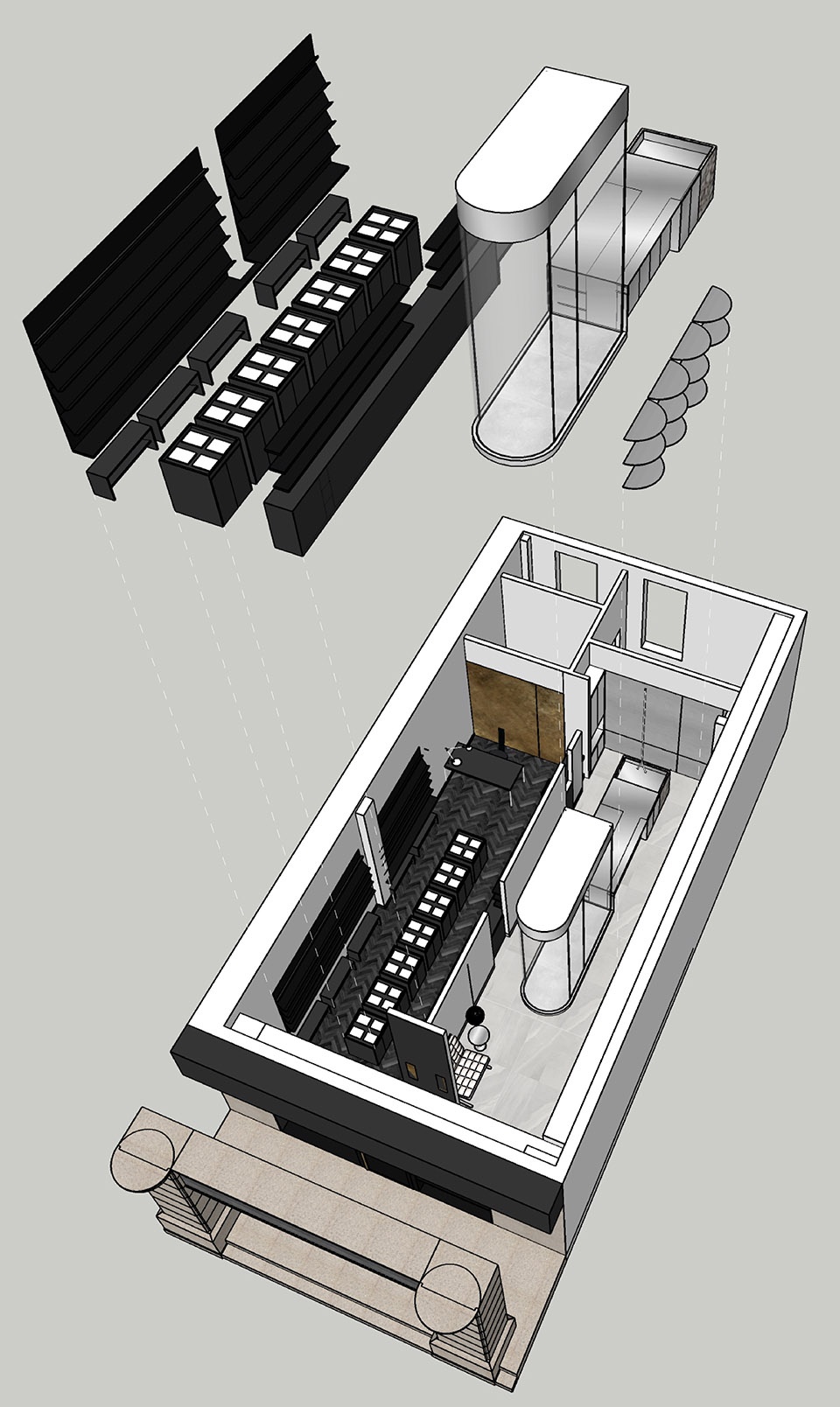 花店設計,零售店設計,商店設計,花店設計案例,大兜花園,大兜花店,杭州,見築未來 FUTURE SPACE