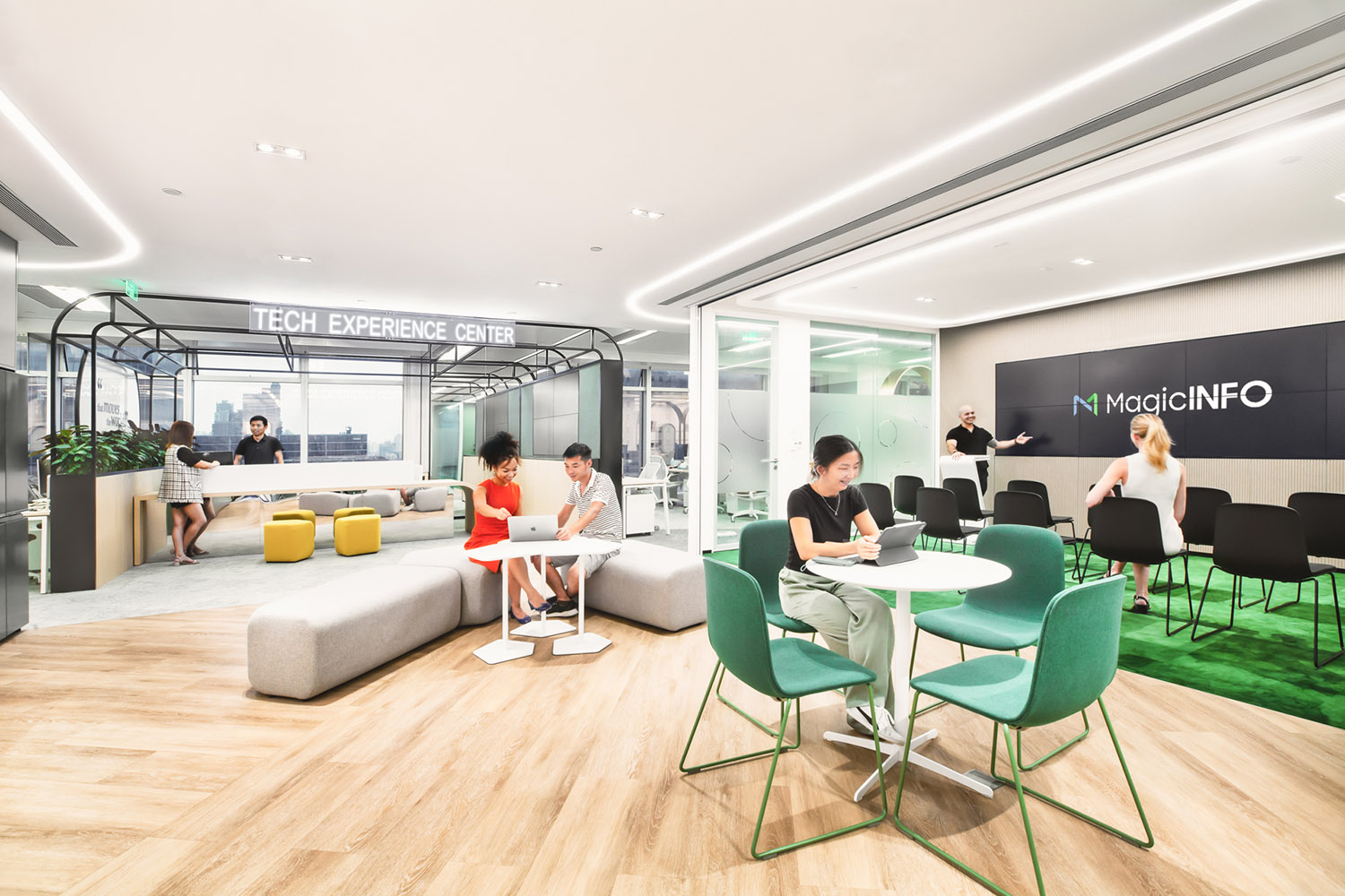 辦公室設計,辦公室設計案例,開放式辦公室設計,現代風格辦公室設計,歐萊雅中國總部上海辦公室,上海,Space Matrix