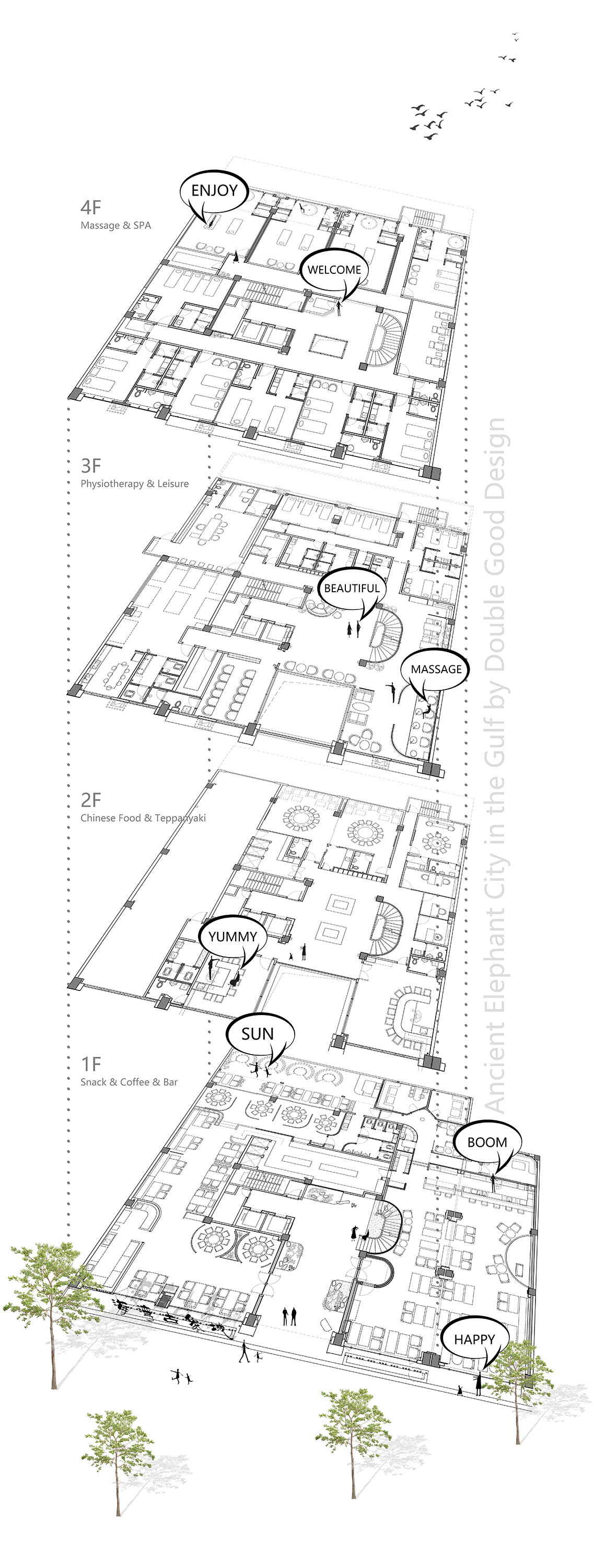 spa,餐廳設計,高檔餐廳設計,餐廳設計案例,餐廳裝修,餐廳設計方案,汕頭,海灣古象城,GGD好好設計