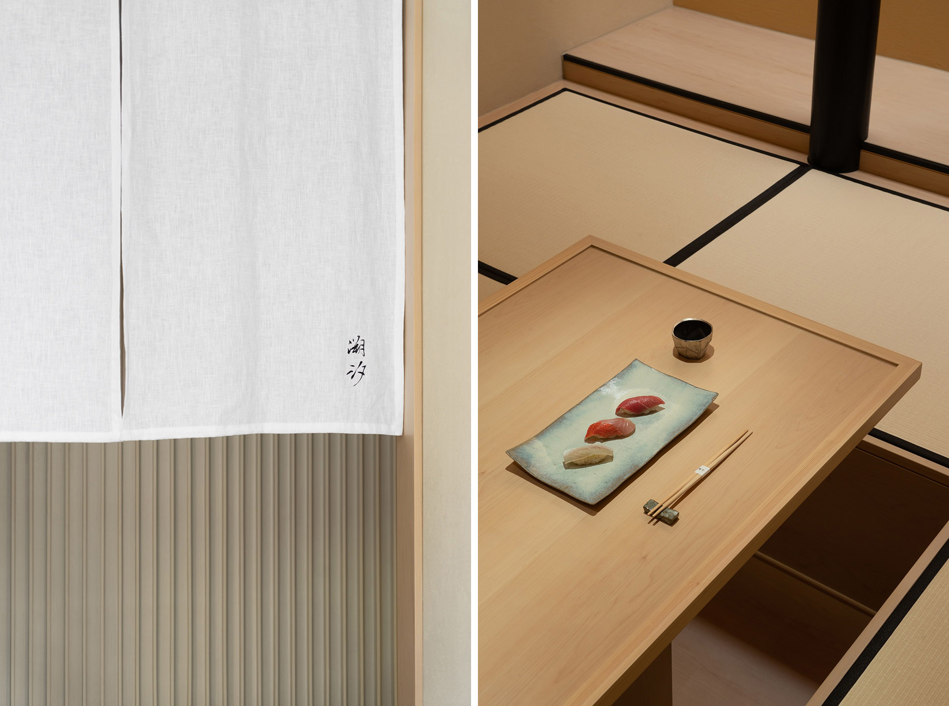 日本料理餐廳設計,餐廳設計,日料店設計,餐廳設計案例,餐廳設計方案,日式主題餐廳設計,溯汐日料餐廳,上海,say architects