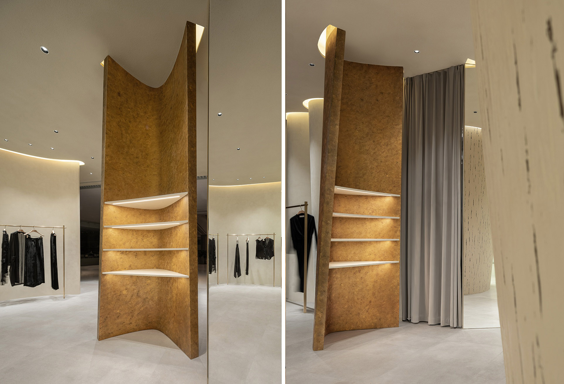 服裝店設計,上海服裝店設計,零售店設計,商業空間,女裝店設計,服裝店設計案例,時裝店設計,TU晶耀前灘店,TU,上海,彈性工作室