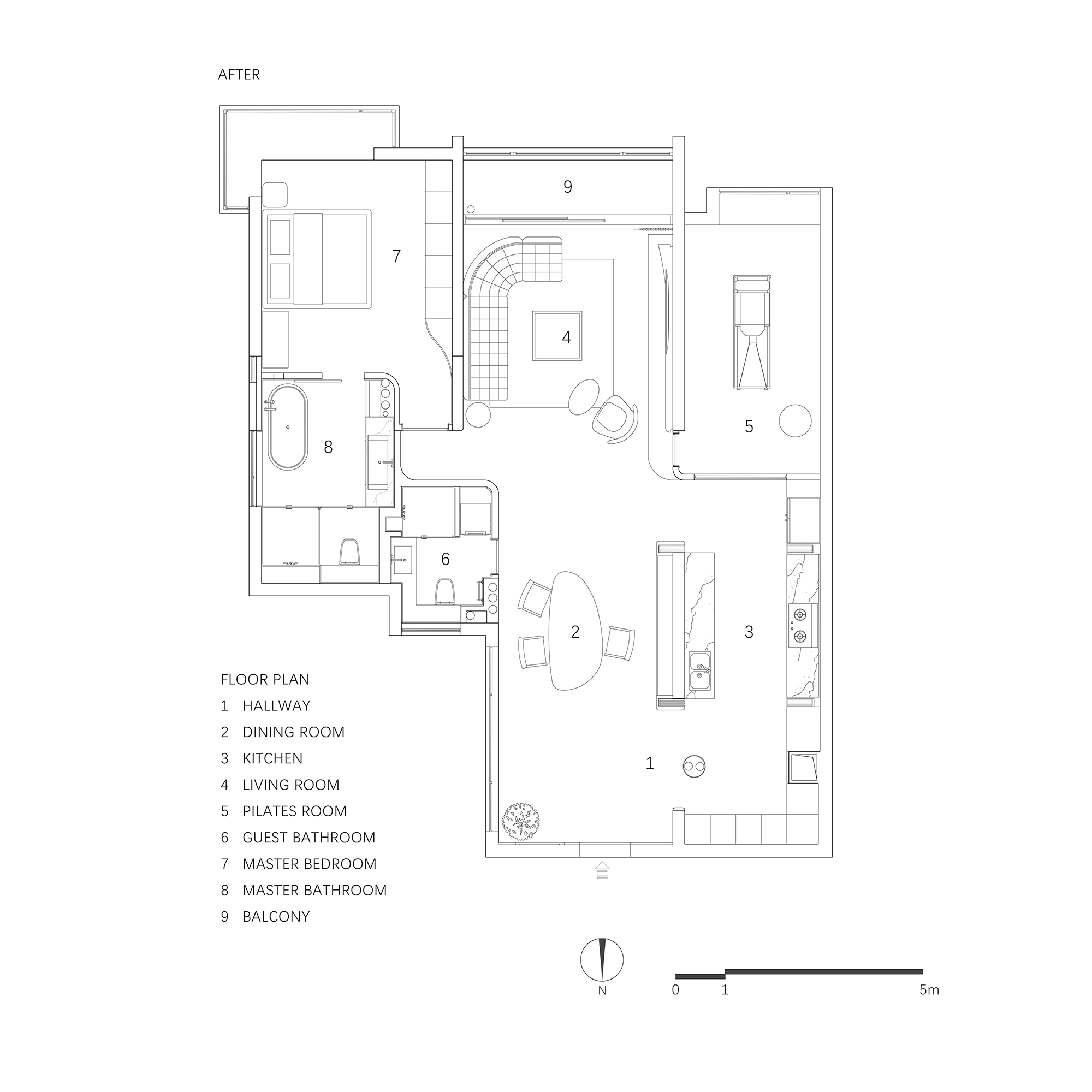 10° STUDIO,廣州,單身公寓設計,家裝設計,公寓設計案例,原木色,146㎡,極簡風格,單身公寓,傅俁迪