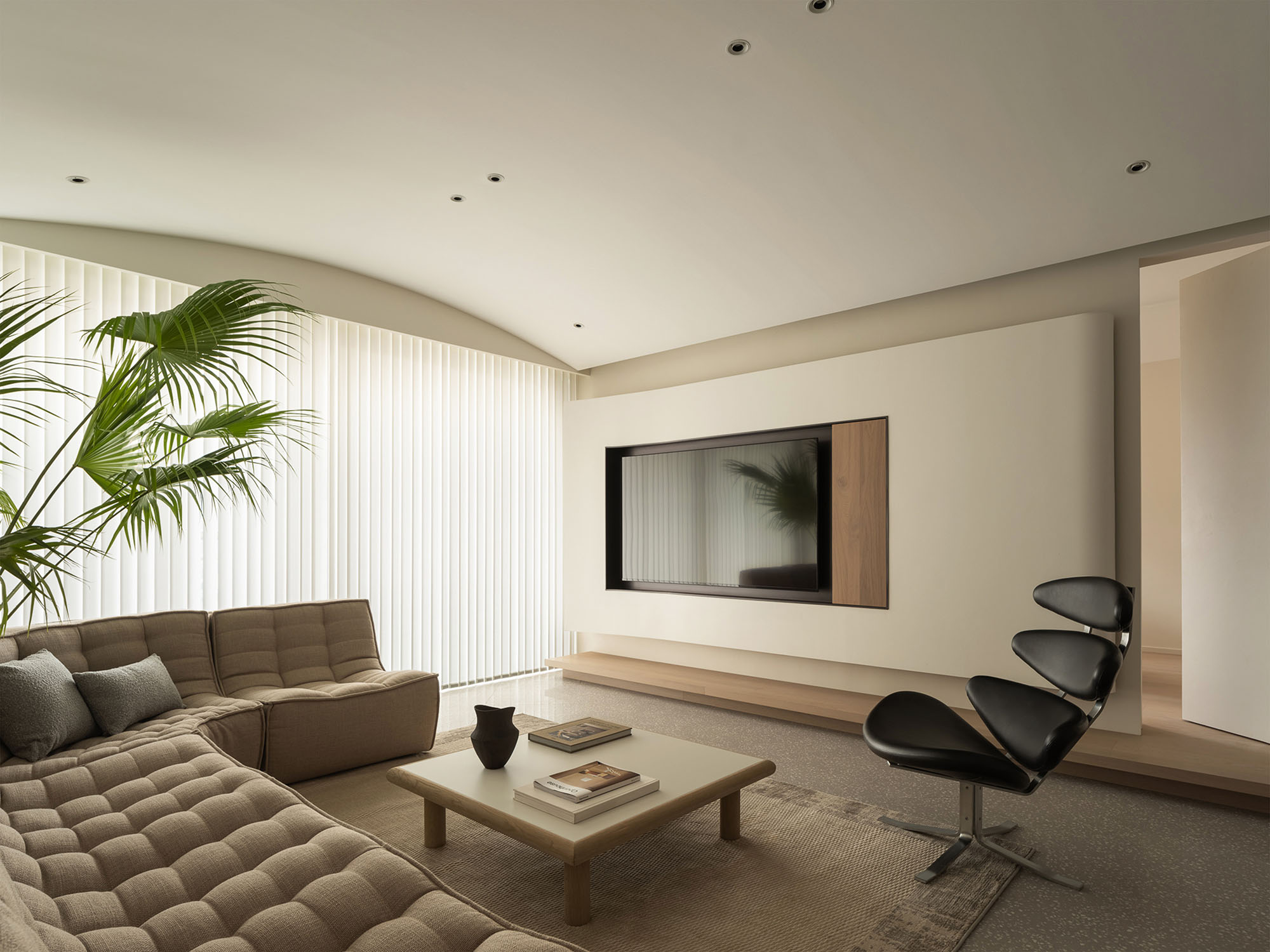 10° STUDIO,廣州,單身公寓設計,家裝設計,公寓設計案例,原木色,146㎡,極簡風格,單身公寓,傅俁迪