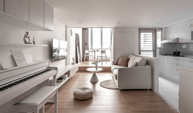 Order歐德家具 | 60㎡，單身女孩的清新韓係套房