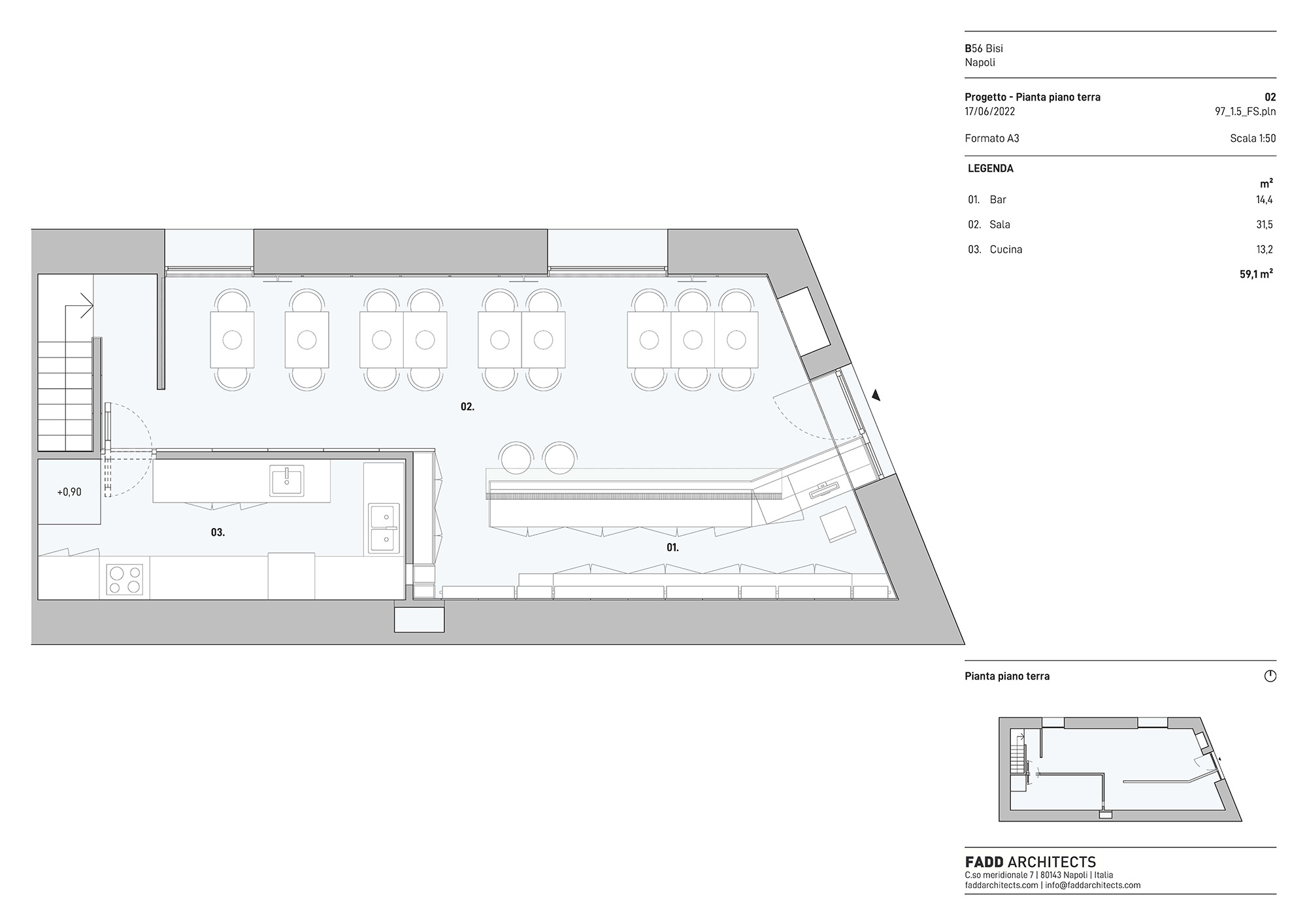 西餐廳設計,FADD Architects,休閑餐廳設計,意大利,現代風格餐廳設計案例,高級西餐廳