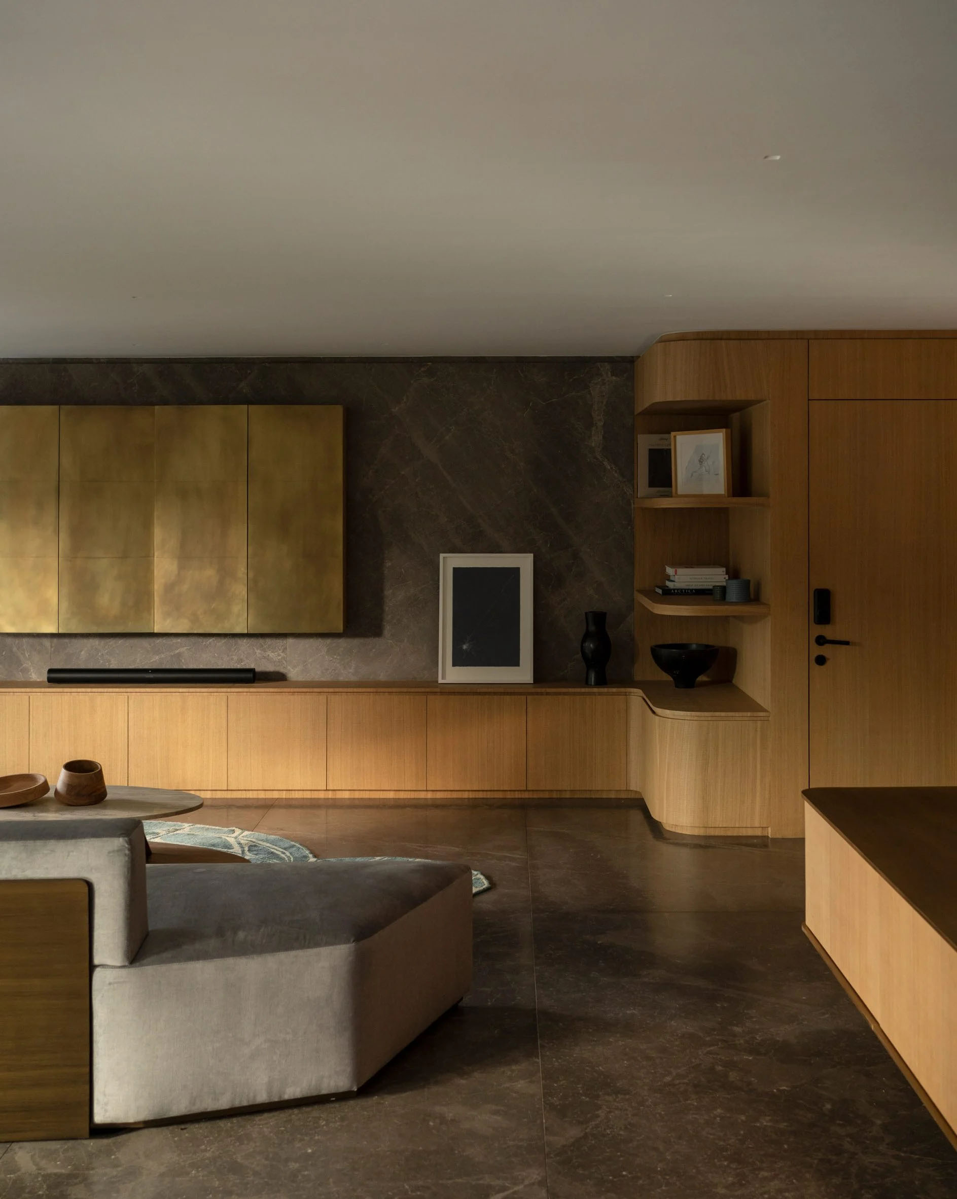 Hector Esrawe,墨西哥,公寓設計,家裝設計,公寓設計案例,原木色,極簡風格,單身公寓