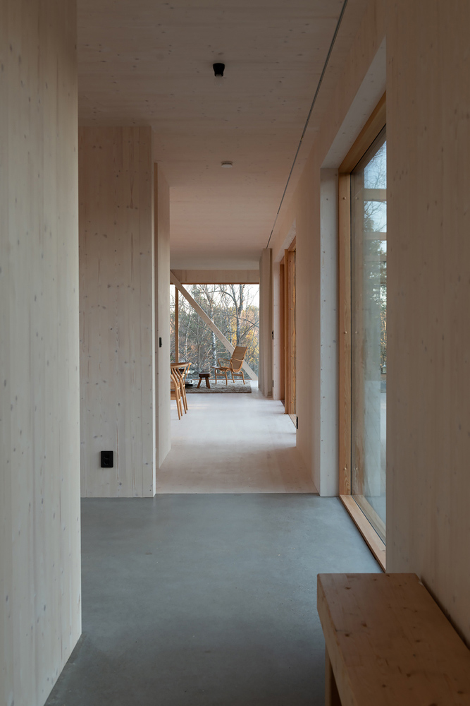 森林度假屋,Lowén Widman Arkitekter,住宅設計案例,瑞典,原木色,度假屋設計