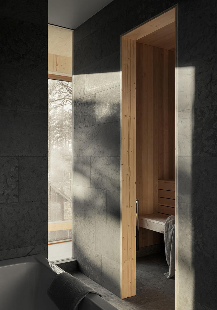 森林度假屋,Lowén Widman Arkitekter,住宅設計案例,瑞典,原木色,度假屋設計