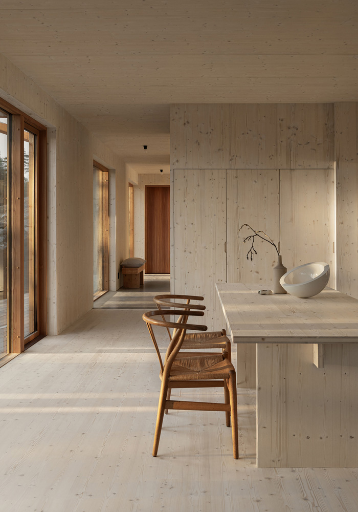 森林度假屋,Lowén Widman Arkitekter,住宅設計案例,瑞典,原木色,度假屋設計