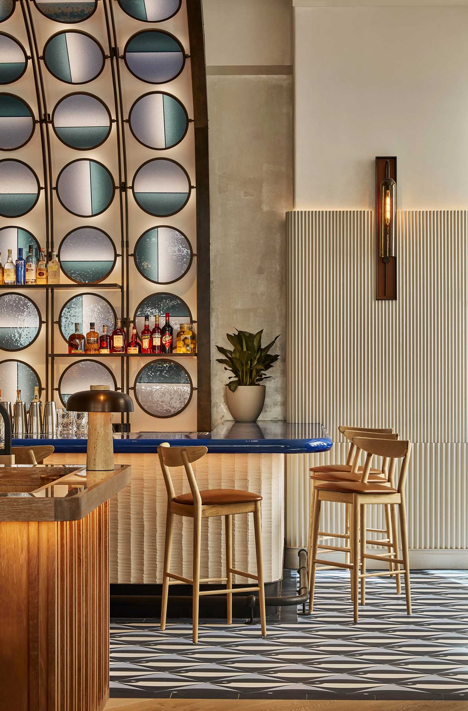 國外酒店餐廳設計,酒店餐廳設計案例,地中海美食餐廳,紐約麗思卡爾頓酒店,麗思卡爾頓酒店餐廳,Rockwell Group