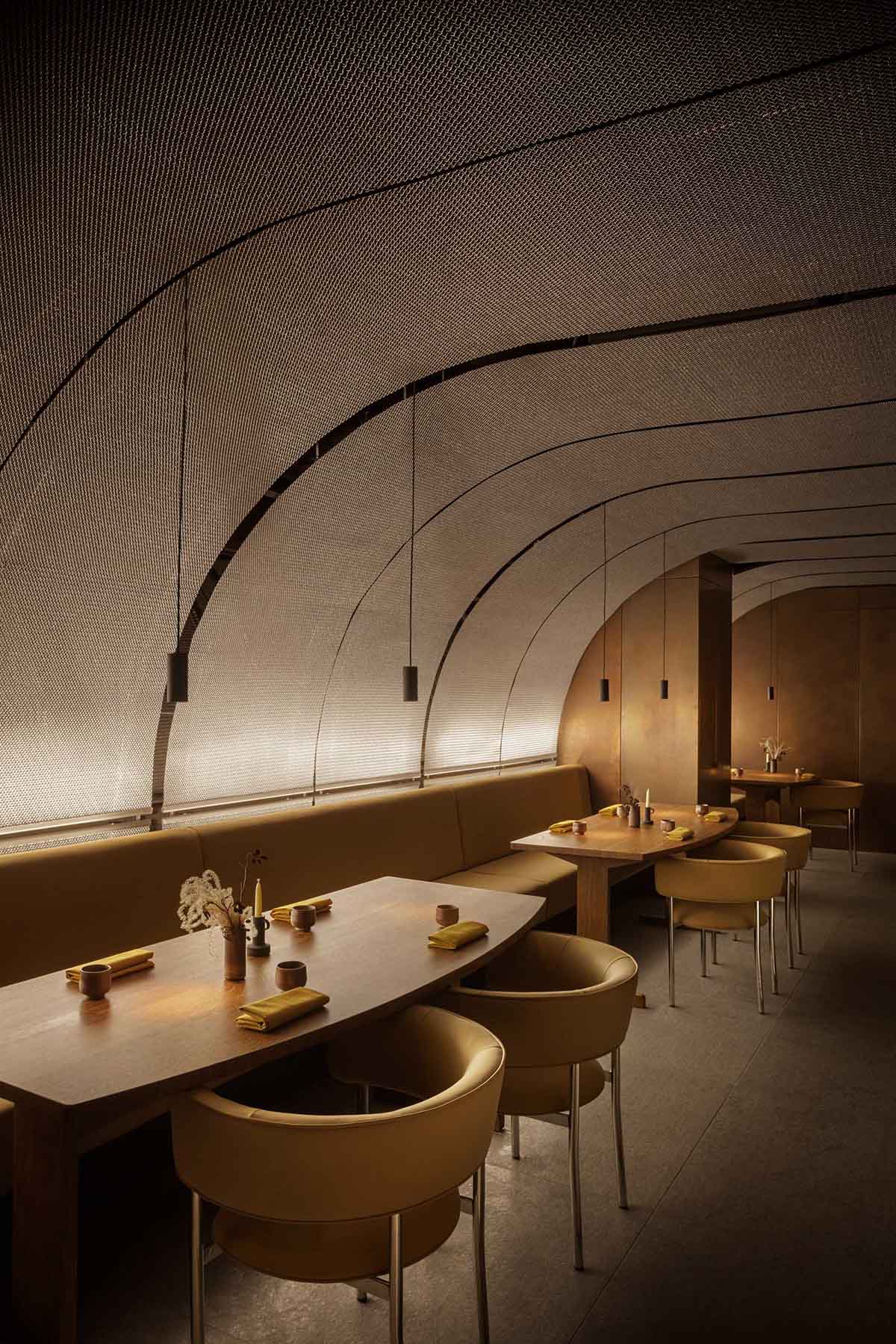 西餐廳設計,STUDIO DAVID THULSTRUP,休閑餐廳設計,倫敦,現代風格餐廳設計案例,IKOYI RESTAURANT,高級西餐廳