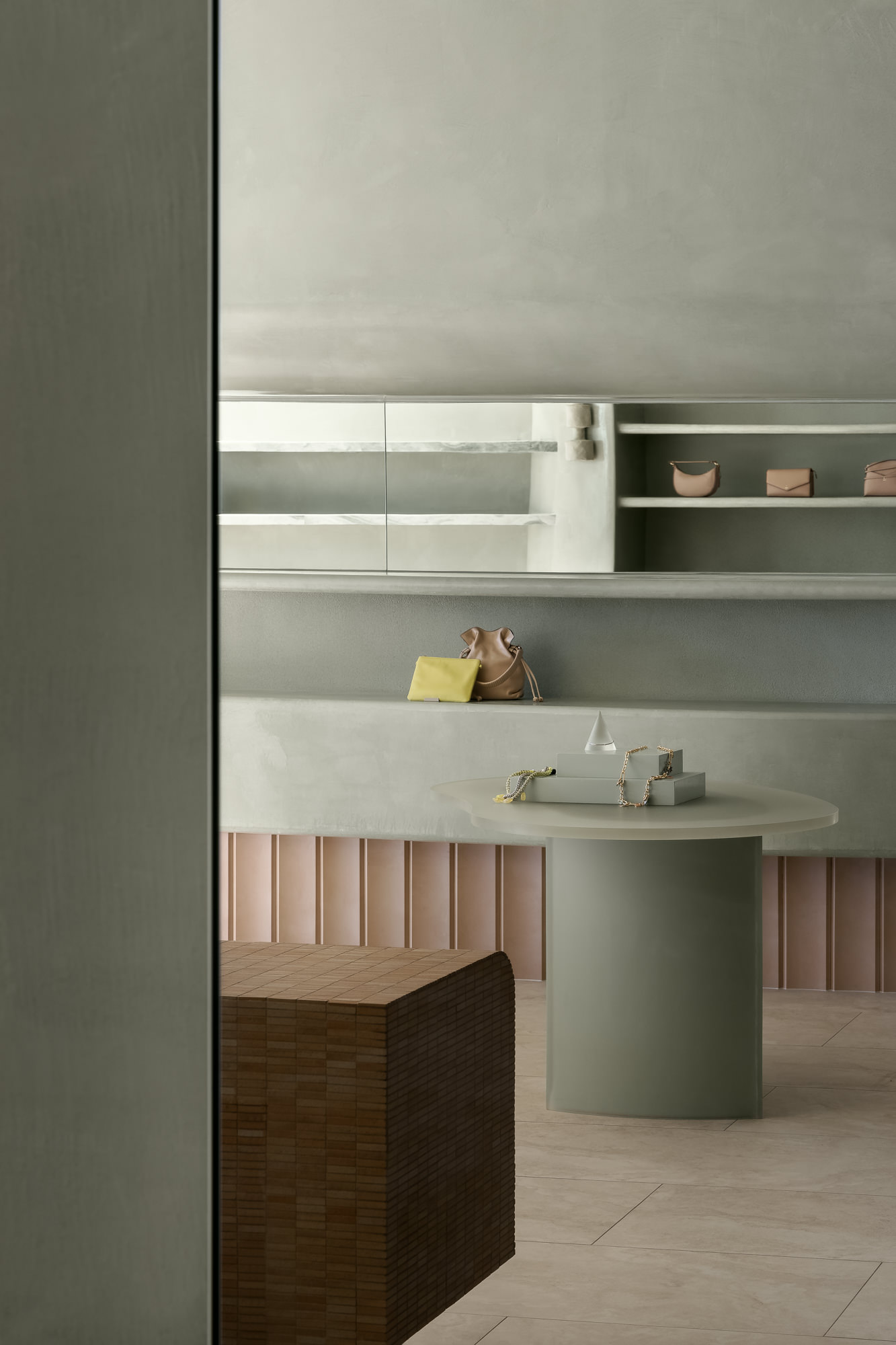 商店設計,旗艦店設計,飾品店設計,墨爾本,MIMCO CHADSTONE,STUDIO DOHERTY,皮包店,首飾店