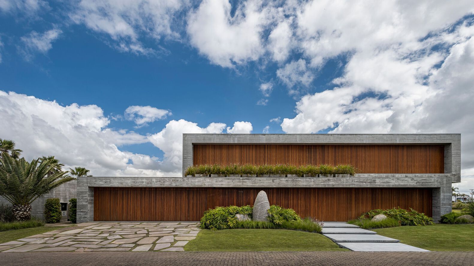 別墅設計,別墅設計案例,Vitório Ecker,巴西,國外別墅設計案例,別墅裝修,野獸派風格,景觀別墅