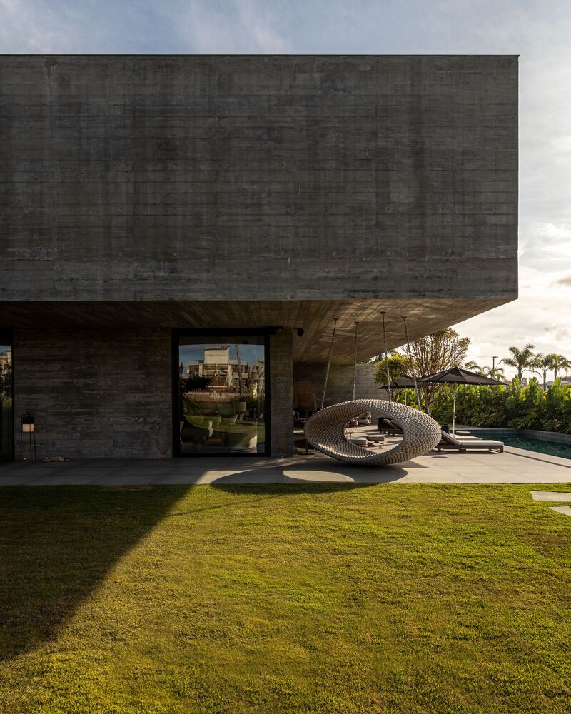 別墅設計,別墅設計案例,Vitório Ecker,巴西,國外別墅設計案例,別墅裝修,野獸派風格,景觀別墅