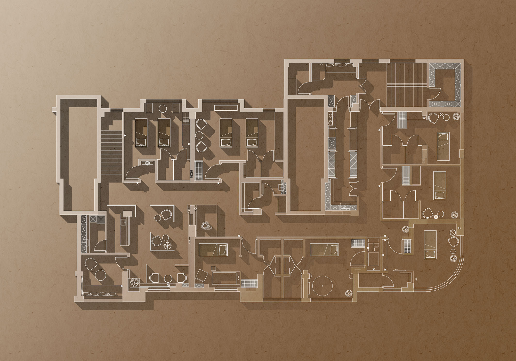 spa,按摩店設計,spa空間設計,按摩店設計案例,按摩店裝修,名洲跨界美學空間,杭州,戈多設計