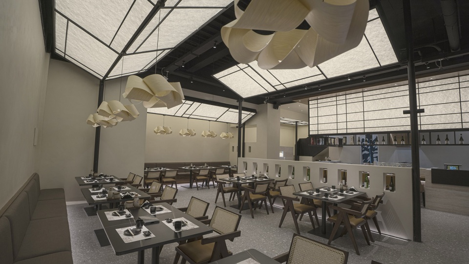 居酒屋設計,燒鳥店設計,居酒屋設計案例,燒鳥居酒屋,安徽馬鞍山,日焱燒鳥,餐廳設計,餐廳設計案例,ATD萬物建築