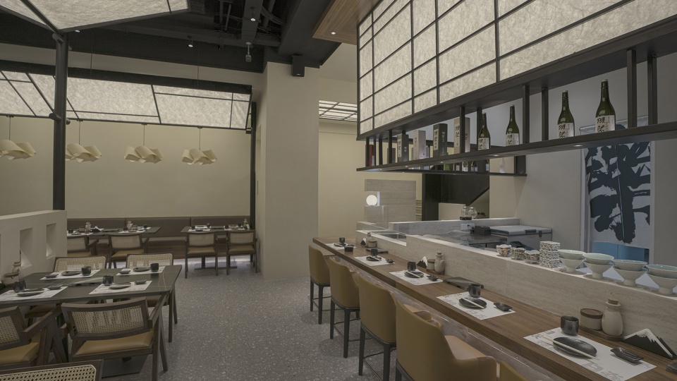 居酒屋設計,燒鳥店設計,居酒屋設計案例,燒鳥居酒屋,安徽馬鞍山,日焱燒鳥,餐廳設計,餐廳設計案例,ATD萬物建築