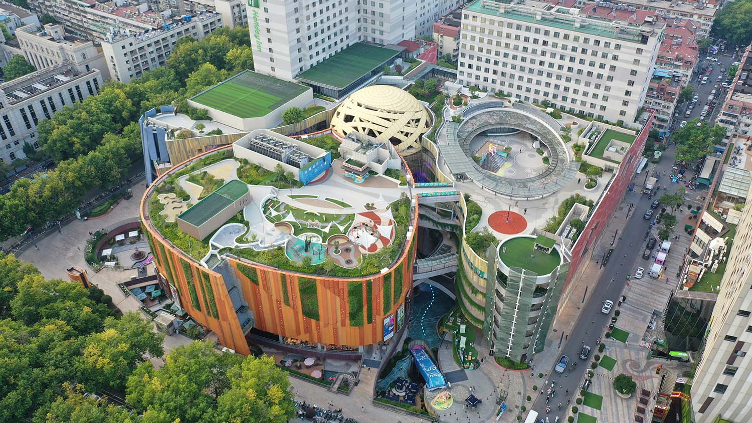 商業綜合體設計,商業綜合體改造,商業改造,南京,鵬欣水遊城,昱景設計