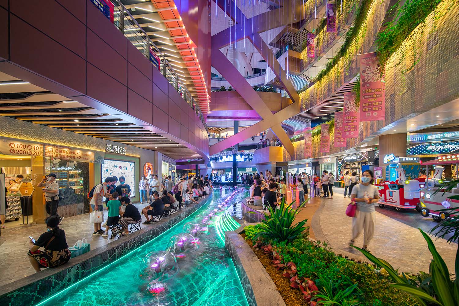 商業綜合體設計,商業綜合體改造,商業改造,南京,鵬欣水遊城,昱景設計