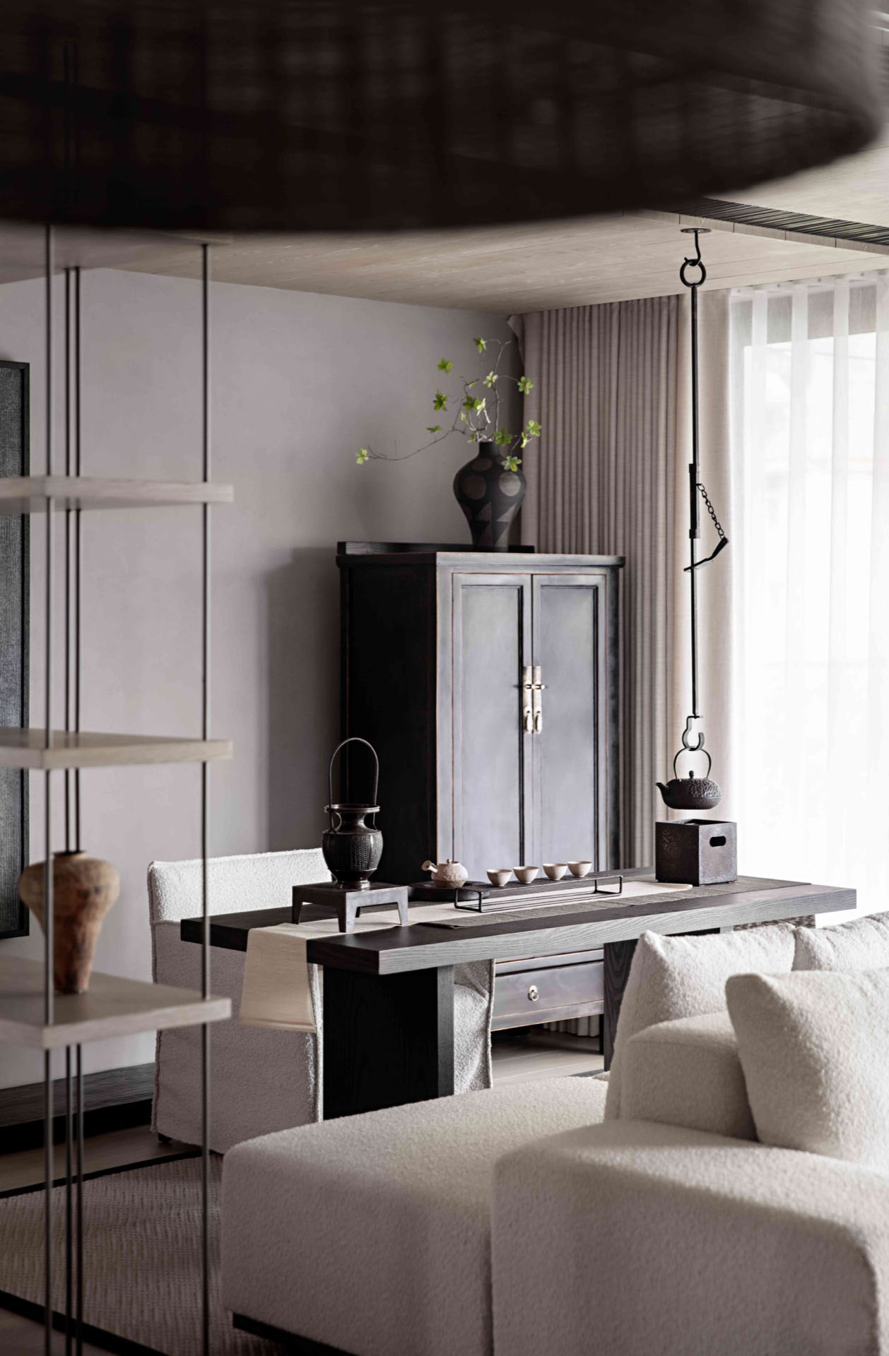 住宅空間,侘寂風格,森境設計,165㎡,廣東新會,Wabi-sabi