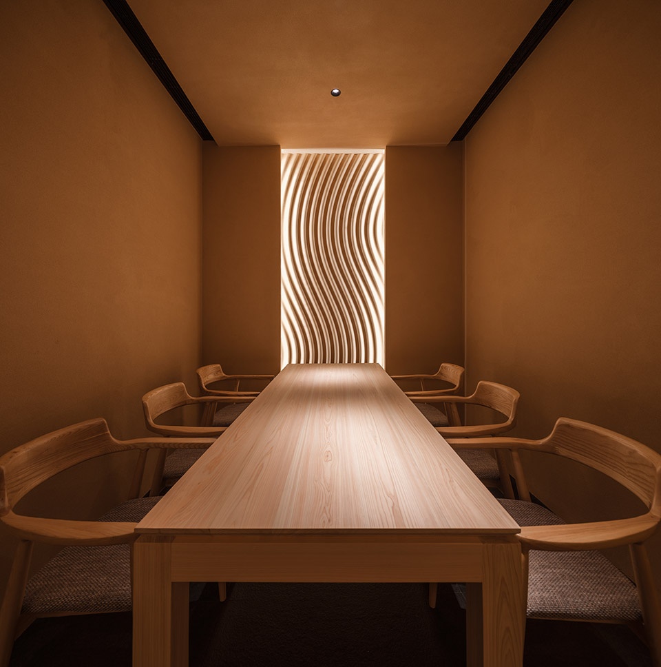 餐廳設計,壽司店設計,壽司店設計案例,溪,上海,Omakase壽司店,日料店設計,UN-GROUP未集建築