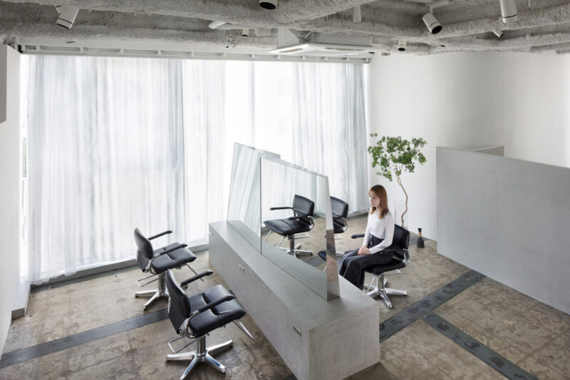 SIDES CORE | 70㎡，日本大阪Siten美發沙龍店設計