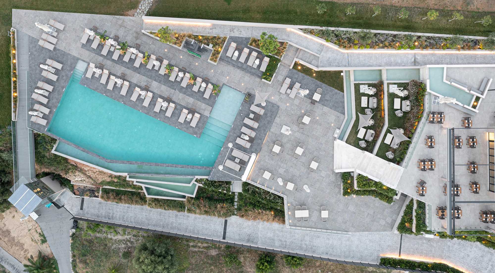 度假村設計,酒店設計,度假村酒店,酒店設計案例,TAKA + PARTNERS,希臘,海景酒店,度假酒店設計