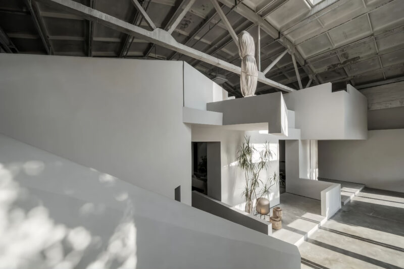 吳濱·無間設計 | 上海未墨展廳-舊倉庫中的光影劇場