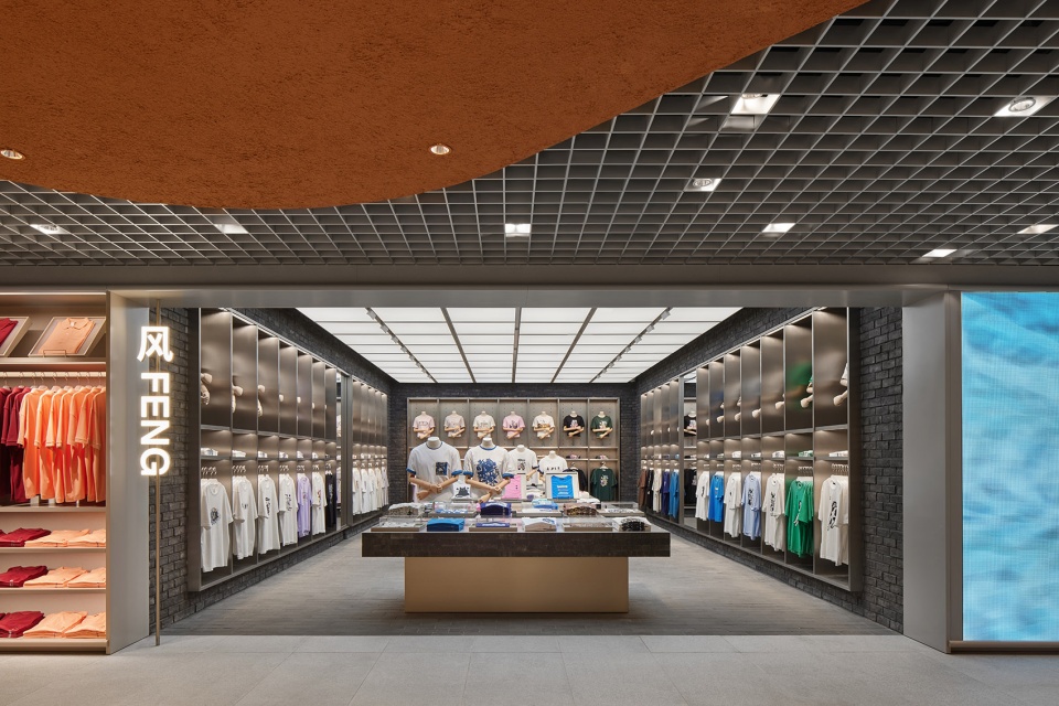 零售店設計,服裝零售店設計,時尚零售店設計,零售店設計案例,服裝店設計,商店旗艦店設計,旗艦店設計,商店設計,BENLAI本來旗艦店,廣州,AIM愷慕建築設計