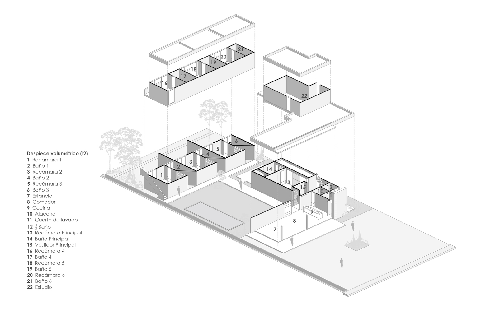 別墅設計,Araujo Galván Arquitectos,鄉村別墅,國外別墅設計案例,墨西哥,別墅庭院設計,480㎡