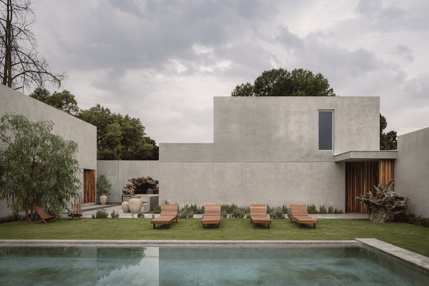 別墅設計,Araujo Galván Arquitectos,鄉村別墅,國外別墅設計案例,墨西哥,別墅庭院設計,480㎡