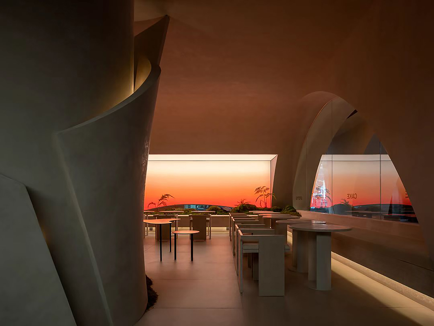 街邊咖啡店設計,咖啡店設計,咖啡店設計案例,咖啡店設計方案,茶飲店設計,廣州,貓屎咖啡在地生長概念店,本立設計