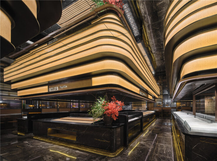 一展設計/肖懿展 | 杭州錢小奴海鮮自助黑金店