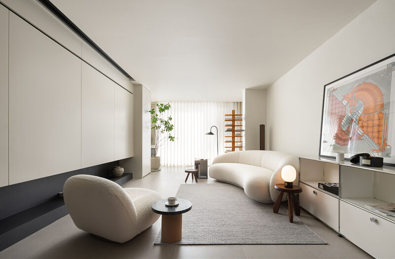 木卡工作室 | 130㎡，湖北黃石，時裝博主的湖景療愈居所