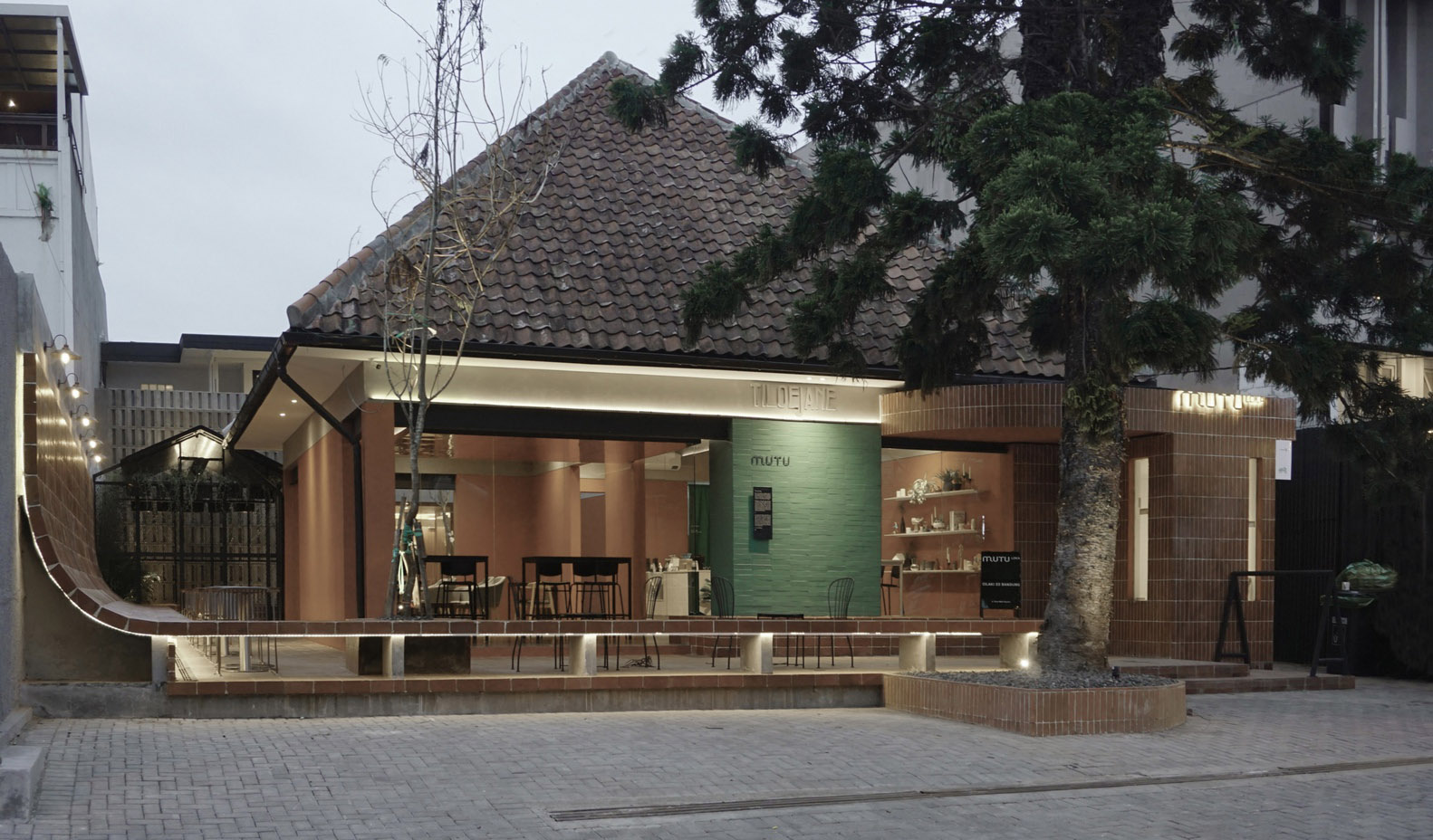 Aaksen Responsible,萬隆,咖啡廳設計案例,咖啡廳裝修,Mutu Loka Cafe,印尼,380㎡