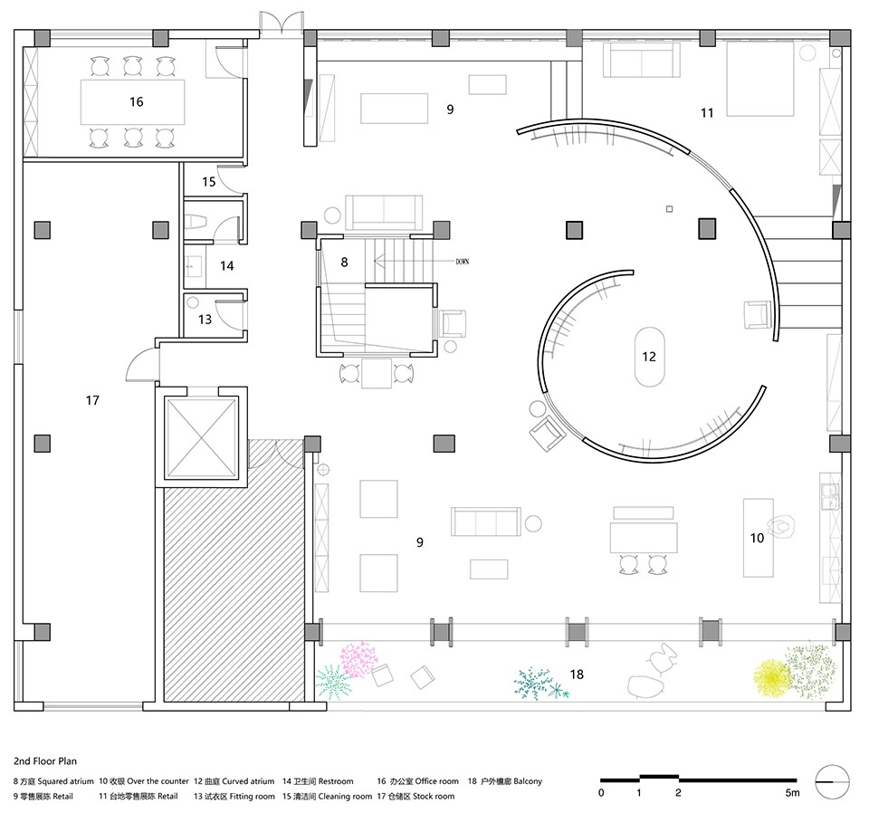 服裝店設計,戶外服裝店鋪設計,街邊店鋪設計,店鋪設計,服裝店設計案例,服裝店設計方案,服裝零售店設計,62號集合店,南京,MOU建築工社
