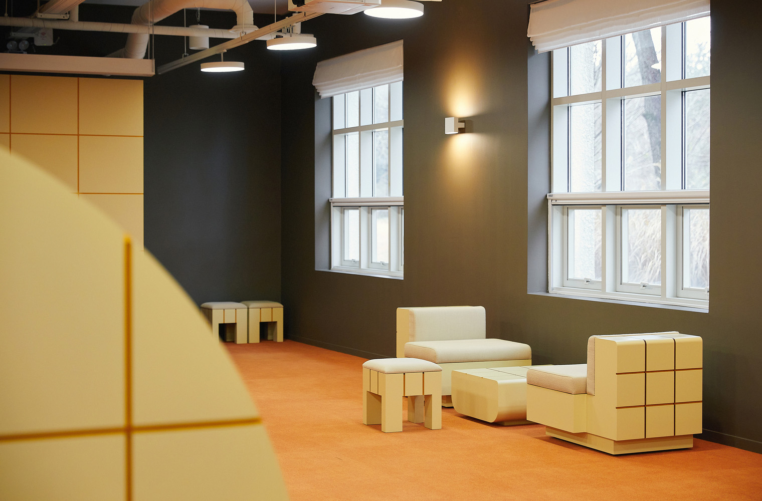 maum studio,韓國,休息室設計,博物館,國外博物館設計,PODO Museum Lounge,博物館休息室設計案例