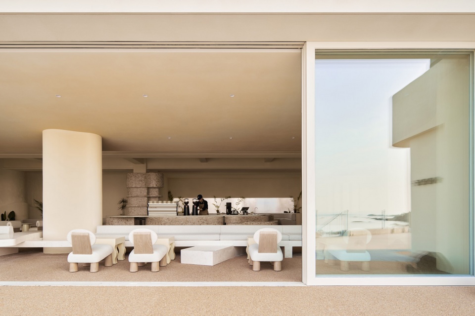 咖啡廳設計,咖啡廳設計案例,咖啡廳設計方案,咖啡廳裝修,茶飲店設計,青島,Reef海邊咖啡館,木鬥設計