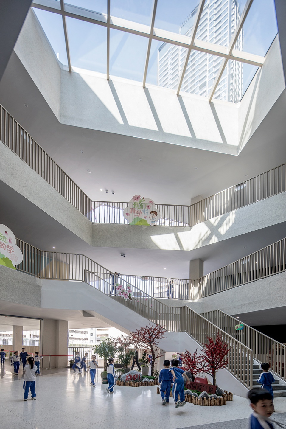 學校設計,小學設計,學校改造設計,校園設計,學校裝修,學校設計案例,深圳,羅湖桃園小學,立方建築設計