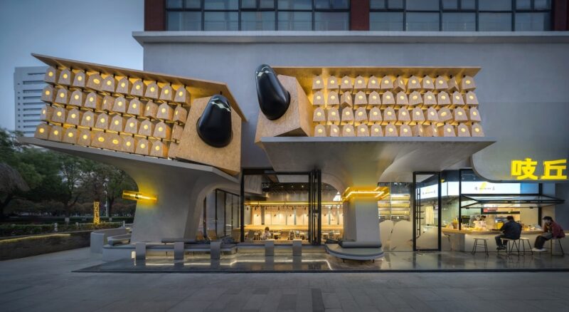 華中科技大學建規學院+青·微舍工作室 | 武漢吱丘製麵所+咖啡