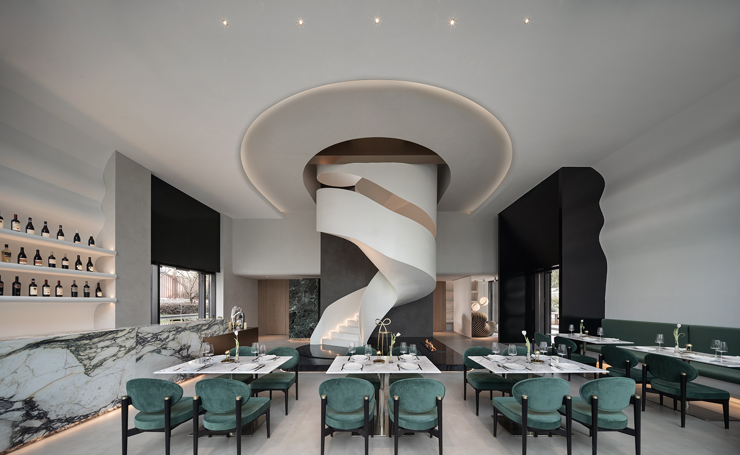 餐廳設計,咖啡廳設計,餐廳設計案例,餐廳設計方案,餐廳裝修,家居買手店設計,杭州,悅+ Deco生活美學館,杭州時上建築空間設計事務所,沈墨