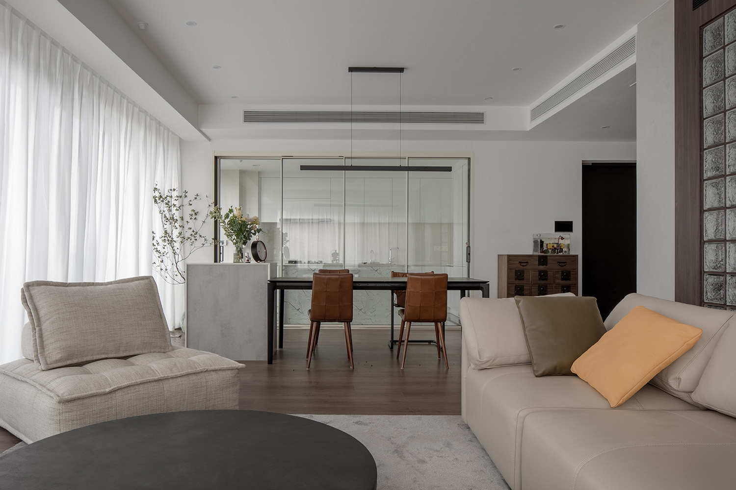 210㎡住宅設計,210㎡,住宅設計案例,家裝設計,大平層設計,大平層設計案例,大平層設計方案,現代風格住宅設計,恣意有序的生活藝術,上海,介兮空間設計