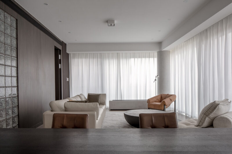 介兮空間設計 | 210㎡,上海大平層-恣意有序的生活藝術