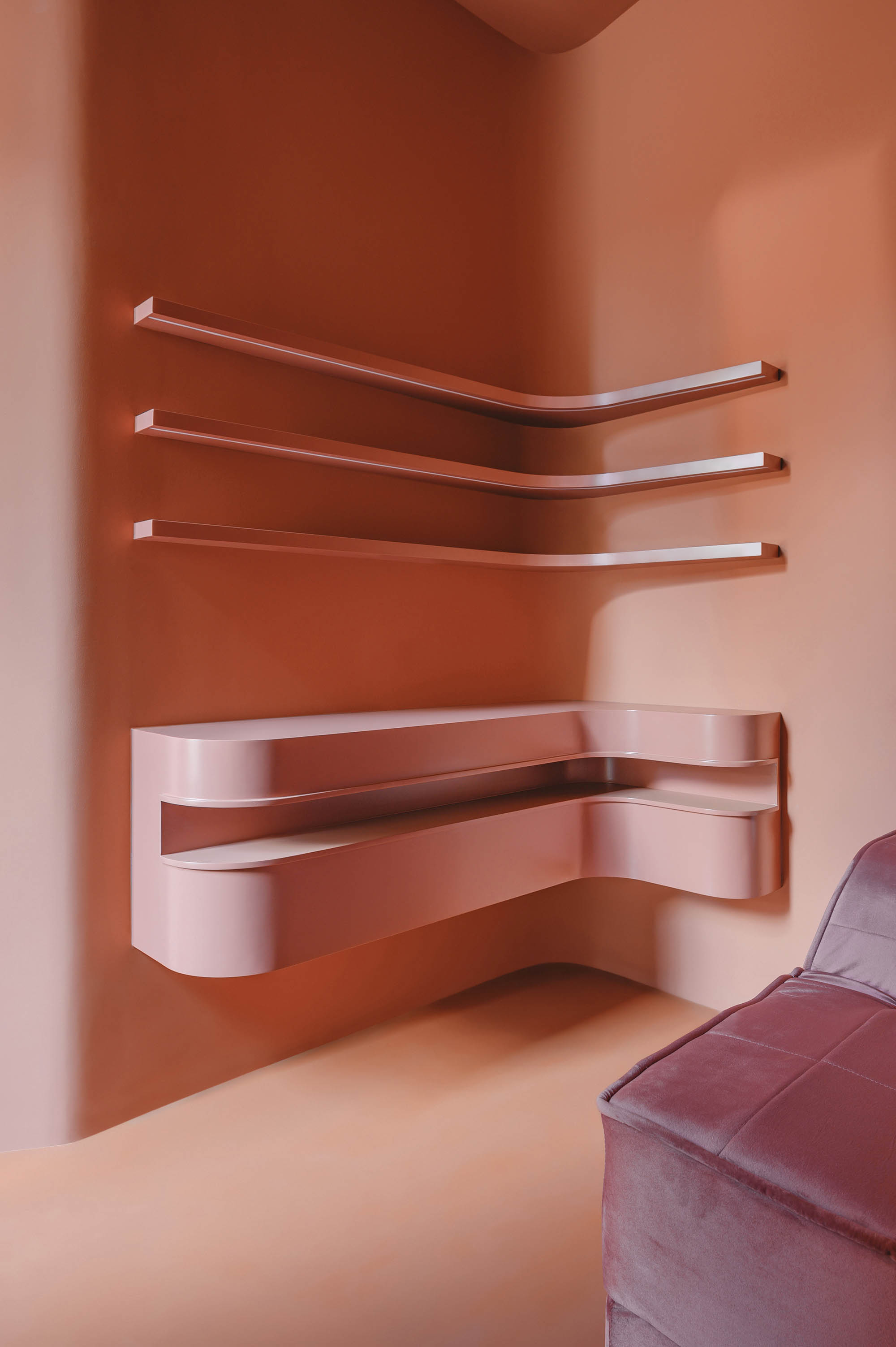 零售店設計,美妝零售店設計,8877 Interiors,米甲旗艦店,零售店設計案例,MEET NAIL,上海徐彙濱江,美甲店,美甲體驗店,上海,李彥霏