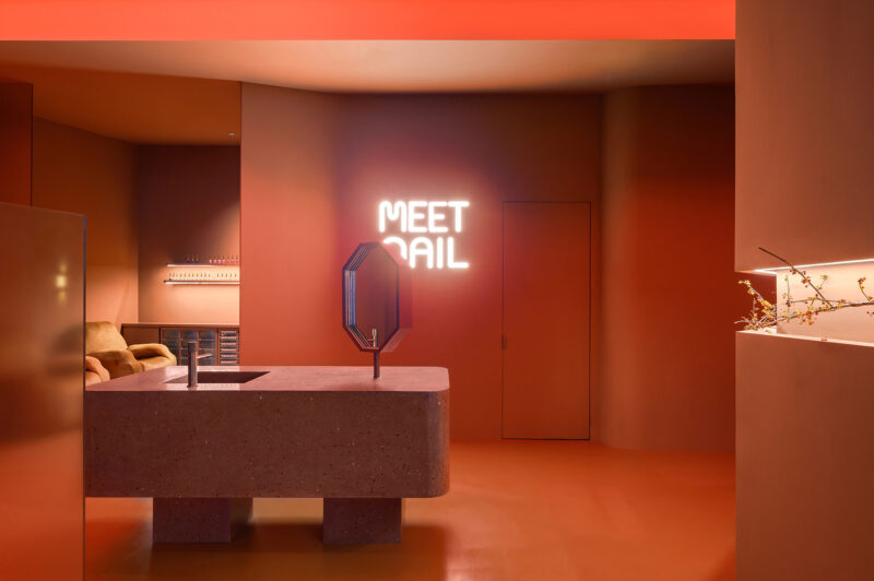 8877 Interiors | 上海徐彙濱江 MEET NAIL 米甲旗艦店