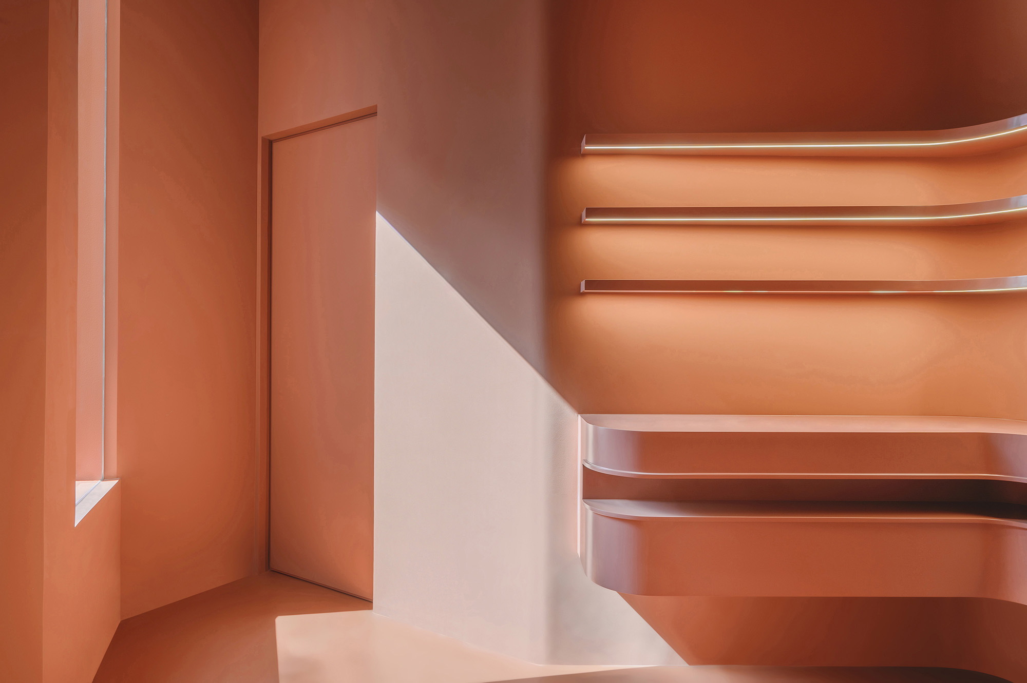 零售店設計,美妝零售店設計,8877 Interiors,米甲旗艦店,零售店設計案例,MEET NAIL,上海徐彙濱江,美甲店,美甲體驗店,上海,李彥霏